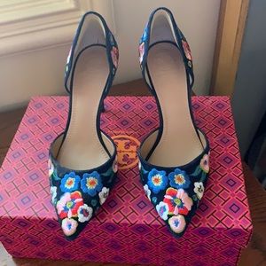 Tory Burch Pansy Bouquet pump